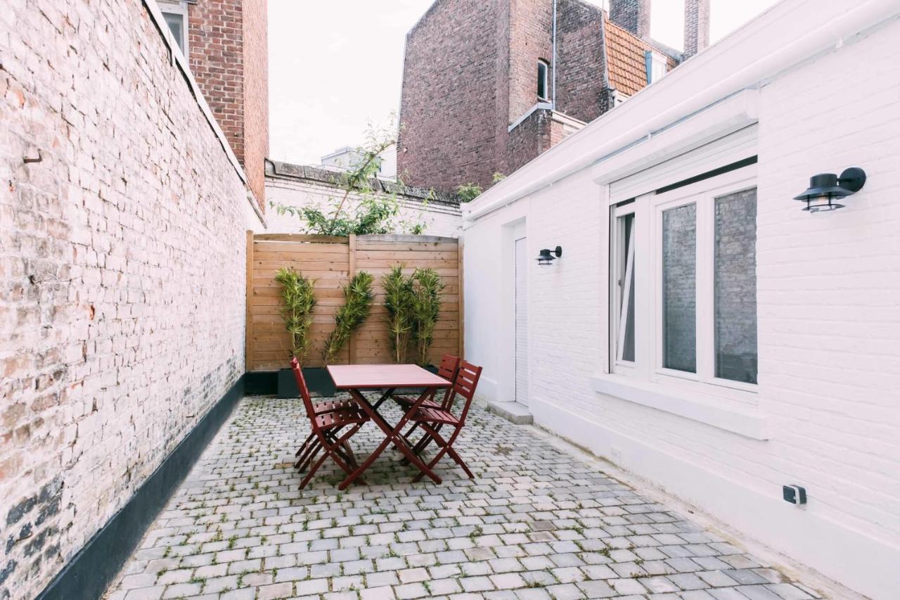 Charming Apartment With Terrace In Lille Zewnętrze zdjęcie